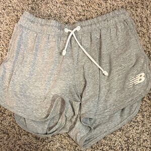 New Balance Women's Athletic Shorts in Light Gray